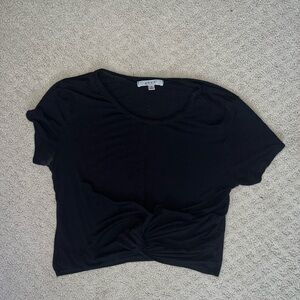 Black Knot Front Women's Top